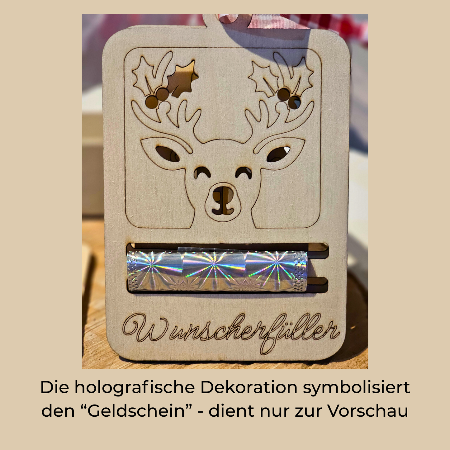 Wunscherfüller – Handgemachter Glücksbringer aus Holz | Geschenkidee