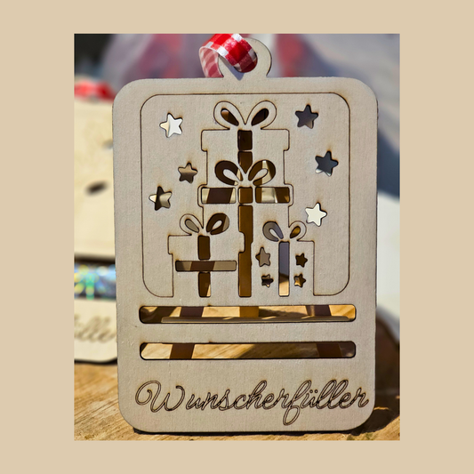 Wunscherfüller – Handgemachter Glücksbringer aus Holz | Geschenkidee