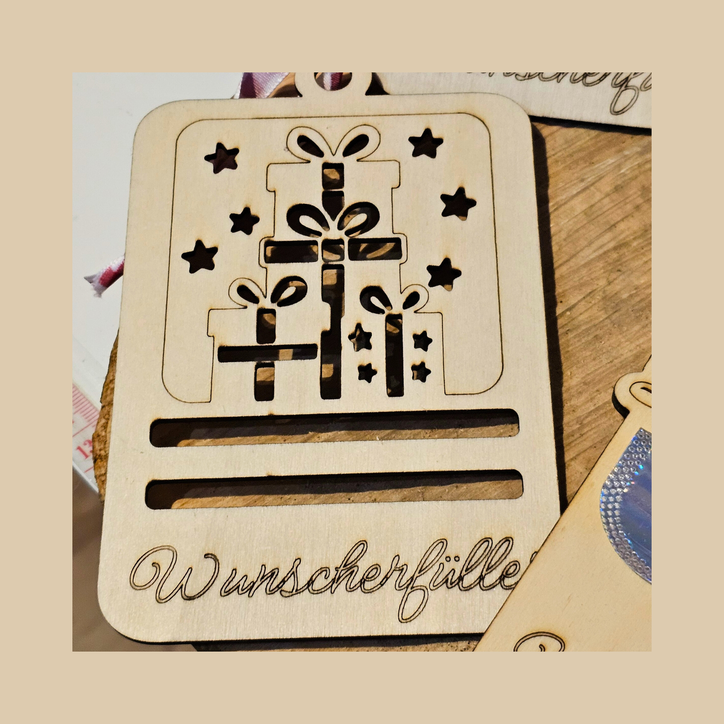 Wunscherfüller – Handgemachter Glücksbringer aus Holz | Geschenkidee